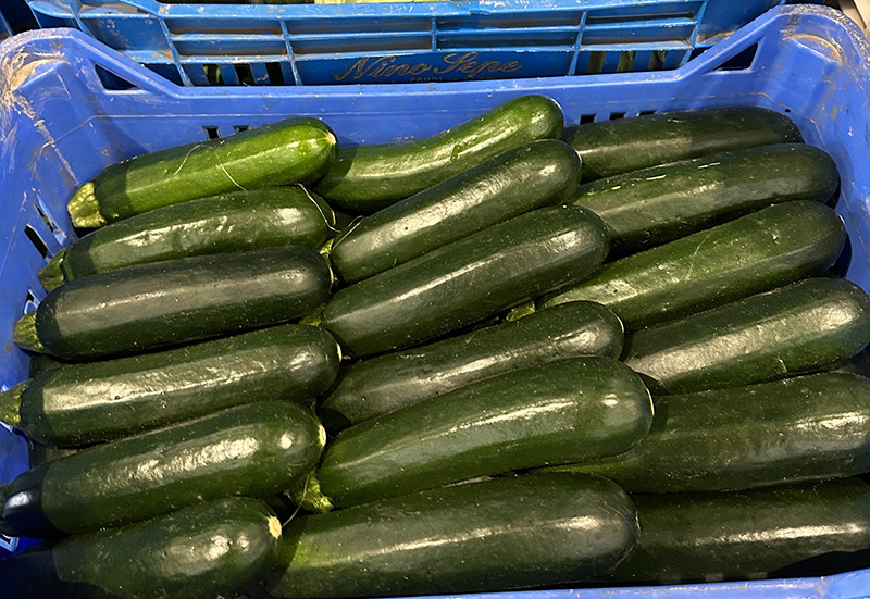 Zucchine - Lazio - 1,80/2,00 euro al chilogrammo
